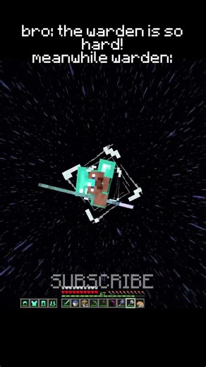 Minecraft Warden Moment