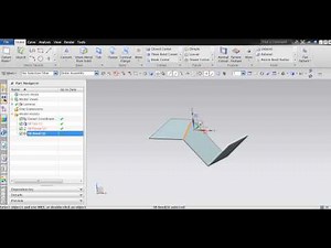 BEND IN NX UNIGRAPHICS