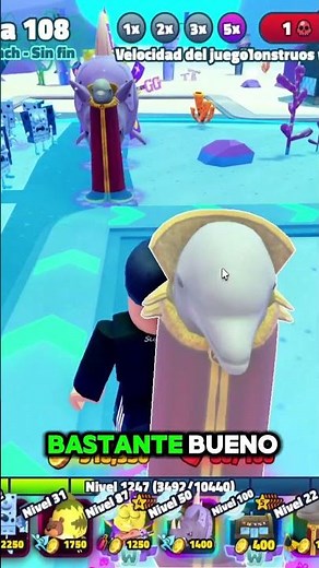 This is Bubbles the Dolphin 🐬 in SpongeBob SquarePants TD