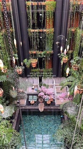 sivan • travel guides ✈️ on Instagram: "can you believe this is in copenhagen? 😍 this is manon les suites by @guldsmedenhotels ✨ this hotel is truly as beautiful in person as it looks 🌿 in addition, the staff is so friendly & the rooms are lovely. if this is on your bucket list, i’m here to confirm it’s worth it!! #beautifulhotels #copenhagentravel #visitcopenhagen #hotelpool #hoteldesign #bucketlisttravel #bucketlisttrip #boutiquehotel"