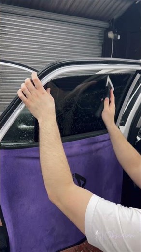 5% Limo Rear Window Tint Install | Clean Fit & Factory Finish #toyota #tint