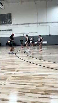 Basketball game 4th graders against 6th graders learning the hard way #tough #idk #watch