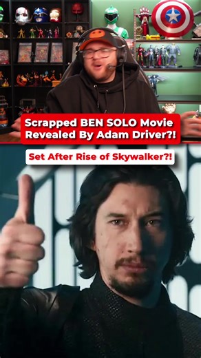 Adam Driver just revealed the plans for a scrapped Ben Solo Star Wars Movie?! The Hunt for Ben Solo would have seen Adam Driver complete his arc for Kylo Ren. Is this a Star Wars movie you would have wanted to see? #starwars #bensolo #adamdriver #kyloren #movienews