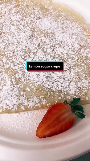 Delicious Classic Lemon Sugar Crepe Recipe