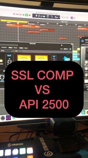 Aubrey Whitfield on Instagram: "SSL COMP VS API 2500: you will need to wear headphones to hear the differences as the compression used here is quite subtle and won’t translate over phone speakers! But there are two lovely tones and colours here. I use both on my master channel quite a lot - the SSL for songs featuring more live, real instruments and the API for modern pop tracks (like the one in this video) both are ace! Also check out the Waves API 2500 emulation Used in the Reel: - @wavesaudio