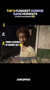 Top 3 Funniest Horror Game Moments 😂👻 (✊ Thank Goodness He Warned Her 🤠) Check out these funny horror game moments! 👻🤣 From unexpected jump scares to reactions that go off the rails, these clips are pure chaos and comedy. ‎Big thank you to all players who made this video possible 🙌 ‎ ‎Which moment had you laughing and screaming at the same time? Drop it in the comments ⬇️ #funny #horrorgame #gaming | Meme Zone