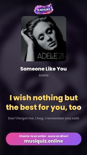 Someone Like You - Adele 🎤 #Shorts