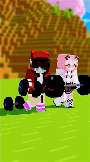 JJ & Mikey POWER UP to MAX LEVEL! 💥 | MAIZEN Minecraft Animation #minecraft #shorts