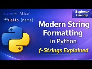 Python f-Strings: The ONLY Guide You Need (Formatting, Floats & Escaping)
