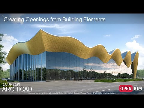 ARCHICAD 23 - Creating Openings from Building Elements