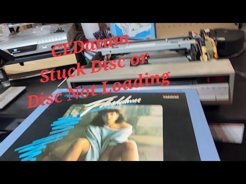 Stuck Disc or Disc Not Loading on RCA J/K CED Videodisc Players