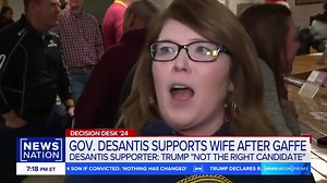 Florida Gov. Ron DeSantis' wife Casey DeSantis has been in the spotlight following a comment she made saying people should come from other states to participate in the Iowa caucuses. Campaign correspondent Libbey Dean joins "NewsNation Prime" with more details. #Elections2024 #Trump #DeSantis #Biden #Haley #Ramaswamy #Christie | NewsNation