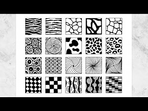 300 zentangle patterns part 3 || zentangle patterns with names || zentangle with me