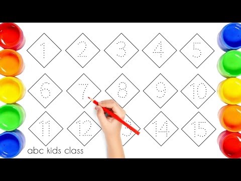 Learn Numbers 1 to 100 for Kids in Hindi English | Colorful Counting Chart | ABC kids class