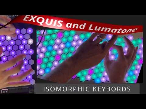 Lumatone and Exquis: Isomorphic keyboards, Improvisation in Just Intonation (5-limit)