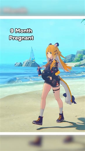 Ju Fufu Before VS After Pregnancy | Zenless Zone Zero #shorts #jufufu #zzz #zzzero