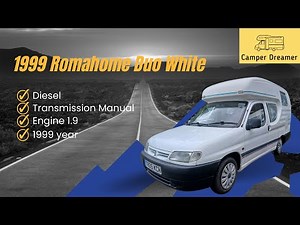 Citroen Berlingo Romahome Duo Camper Van 1.9D | Super Mobile Motorhome