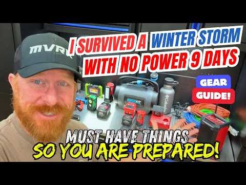 Survive A Winter Power Outage, The Gear You Need To Survive. Ice Storm 2026 Taught Me Some Stuff!