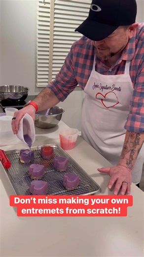 Annie's Signature Sweets Baking School on Instagram: "What is an Entremet? A layered dessert composed of: ❤️almond cake ❤️cherry gelee ❤️cherry mousse And covered in a Delicious mirror glaze ! Register on my website 👇 Www.anniessignaturesweets.com #anniessignaturesweets #bakingschool #cookingschool #cakedecorating #cleveland Annie's Signature Sweets City of Berea, Ohio"