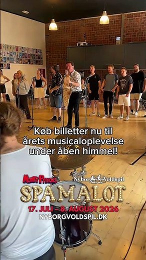 Fiskedaskersangen (orkesterprøve) – Spamalot 2026 | Nyborg Voldspil