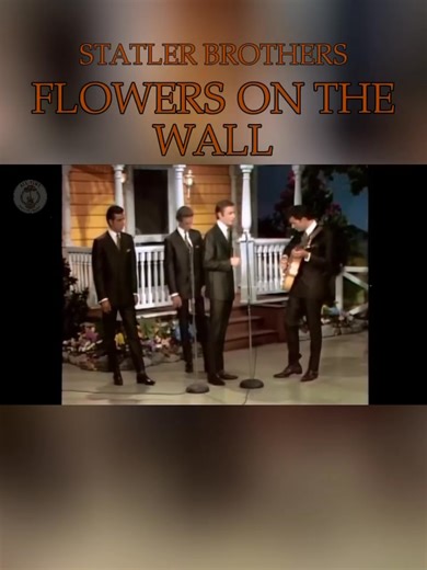 Steppin' out of that front door and right into the hearts of America! The Statler Brothers deliver their Grammy-winning classic, "Flowers on the Wall." | All Time Country Music