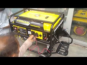 FIRMAN 6.6 kW (8 kVA) SPG8500E2 Generator Startup Video @ Orion Engg.