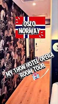 I Found the Perfect Hotel Room in Oslo 🇳🇴✨ Thon Hotel Opera Tour #shorts #norway #hotel