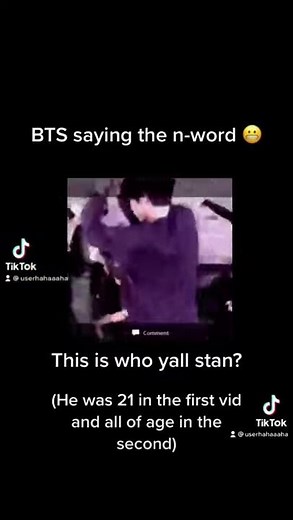 BTS saying the n-word