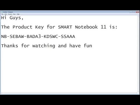 SMART Notebook 11 Product Key
