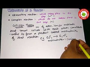 Molecularity of a Reaction | CHEMICAL KINETICS