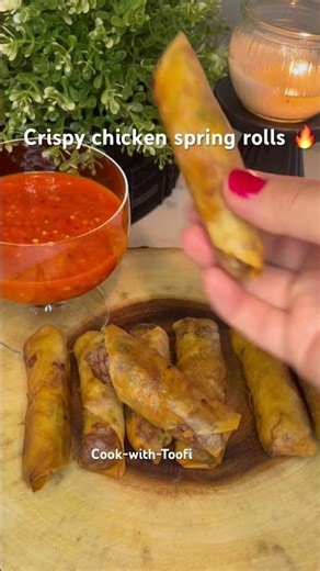 The best homemade crispy spring roll#springroll#crispy#fried#chicken#viral#subscribe#subscribeme