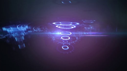 Futuristic, Technology, Digital. Free Stock Video