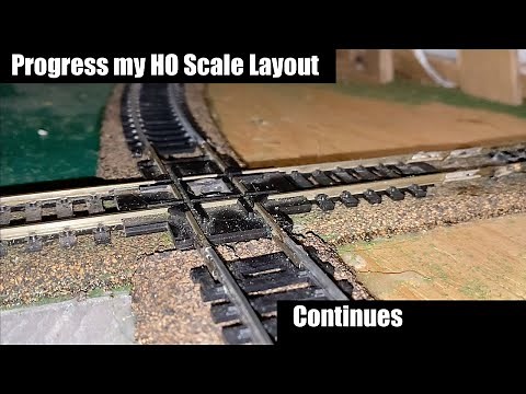 Expansion on my Ho Scale Model Train Layout Continues