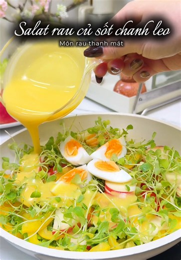 Salad rau củ chanh leo dễ ăn — công thức khiến mẹ chồng khen