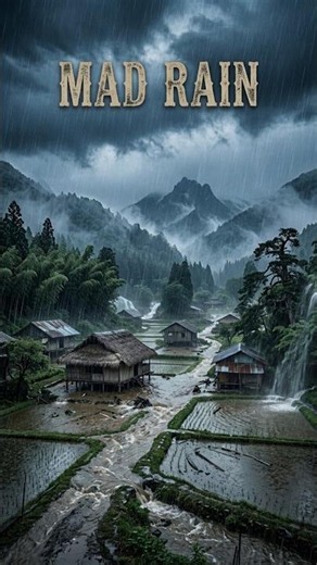 WALKING IN TORRENTIAL RAIN FOR DEEP SLEEP AND RELAXATION