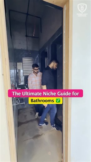 Alok Bhadane on Instagram: "3 Secrets to Perfect Bathroom Niches 🚿✨ Here’s the thing a bathroom niche isn’t just a storage detail; it’s a statement feature when designed right. Let’s break down how to nail it 👇 1️⃣ Placement & Size – The right spot and proportion make all the difference. A well-placed niche feels intentional and premium, not forced. 2️⃣ Lighting Magic – Hidden LED strips add that soft luxury glow. It’s subtle, but it instantly makes your bathroom look high-end. 3️⃣ Material Co