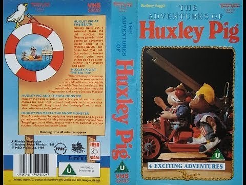The Adventures of Huxley Pig (1989, UK VHS)
