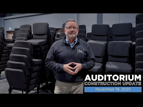 The FINAL Main Auditorium Construction Update: Time to Take a Seat!