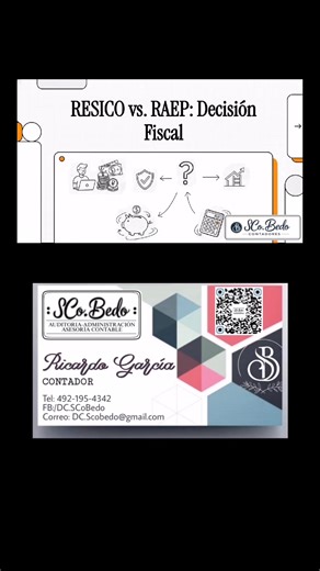 🚨 ¿RESICO o Régimen de Actividad Empresarial y Profesional? Elegir mal tu régimen fiscal puede hacer que pagues más impuestos de los que deberías… o que tengas problemas con el SAT. En este video te explico: ✔ Cuándo conviene más RESICO ✔ Cuándo es mejor tributar en Actividad Empresarial ✔ Qué debes analizar antes de tomar la decisión ✔ Errores comunes que cometen muchos contribuyentes No todos los casos son iguales. La clave está en la estrategia. 📌 Si no estás seguro de estar en el régimen c