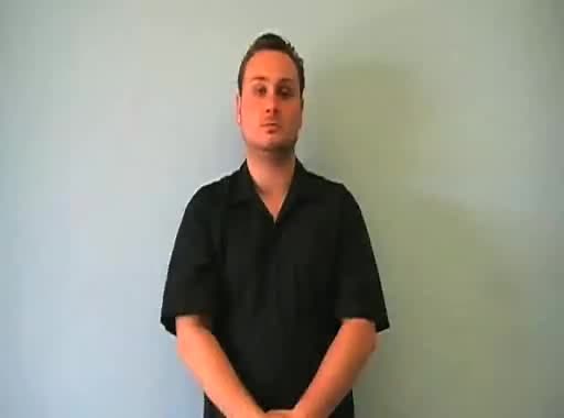 Watch how to sign 'private' in American Sign Language.