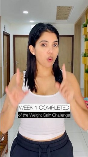 Weight Gain Challenge (week 1 completed)| Gaining weight week 1 progress #musclegain