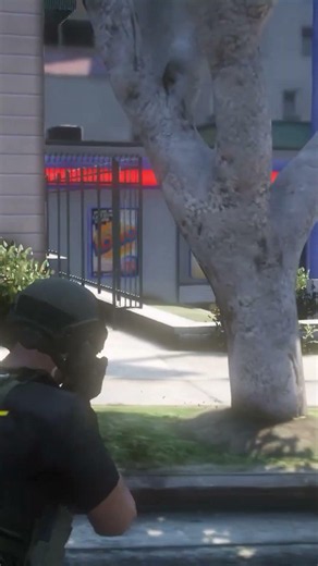 SWAT SHOOTOUT WITH GANG MEMBERS | GTA-V | LSPDFR | #Shorts #gta #youtubeshorts #fivem #lspd #lapd