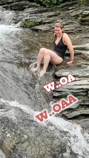 Wild Heart, Beautiful Soul – Waterfall Girl 🌊 #Waterfall #Nature