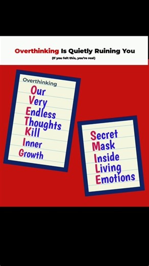 Overthinking Ruins Life😳#shorts #ytshorts #habits #motivation #discipline