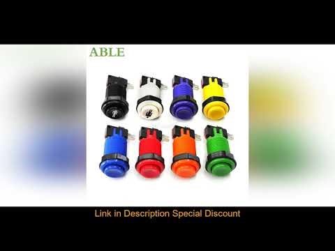 Arcade 2 Player Zero Delay Kit Mando Arcade Usb Encoder To Pc Rasberry Pi Happ Push Button Joystick