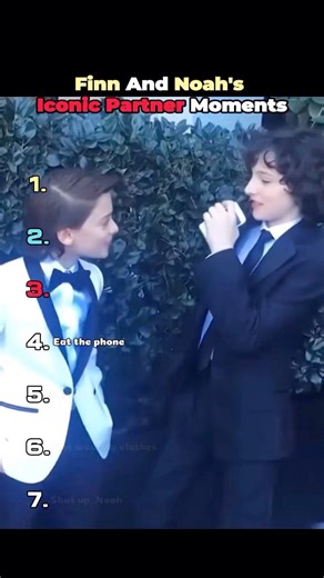 Finn and Noah's iconic partner moments.#StrangerThingsSeason5 #NoahSchnapp #Finn #PartnerMoment