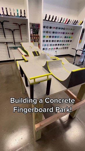Building a Concrete Fingerboard Park at Home