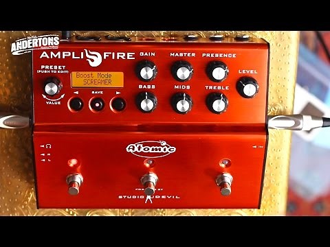 Atomic Amplifire Guitar FX Pedal - Plugged In To a Clean/Dry Amp - Amazing Results!