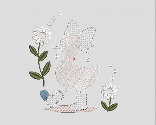 Silly Goose on the Loose Embroidery Design, Cute Goose With Bow and Boots Embroidery File, Funny Animal Machine Embroidery Pattern - Etsy