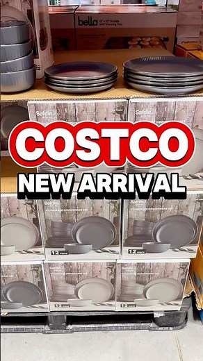 ✨NEW Costco Deal! Safdie Stoneware 12-Piece Dinnerware Set for Just $19.99‼️#costcofinds #dinnerware